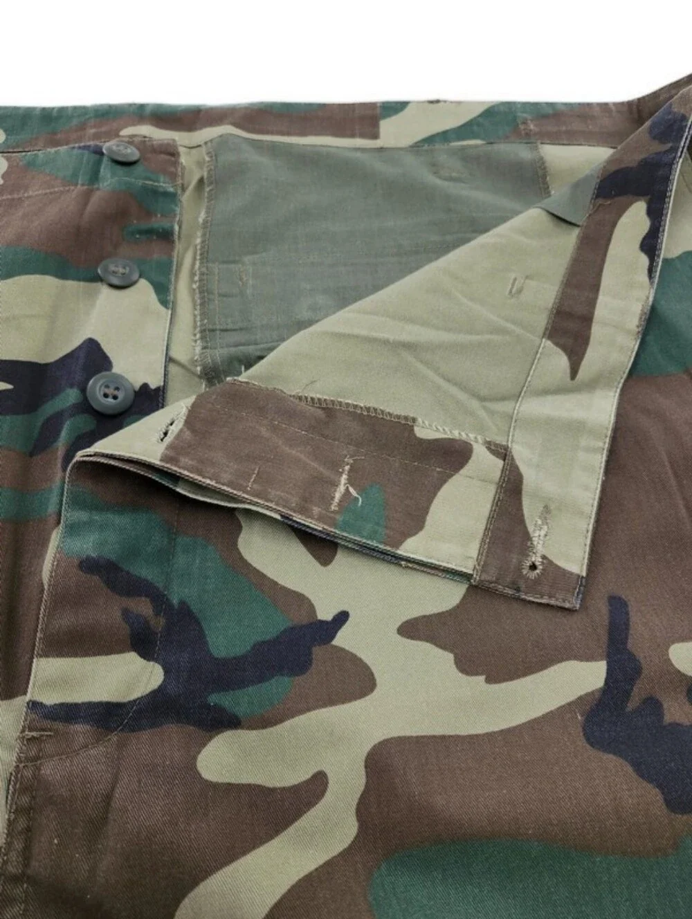 Rothco Ultra Force B.D.U. Camo Print Button Fly Lightweight Cargo  Shorts